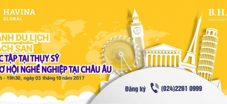 Workshop“THỰC TẬP TẠI THỤY SỸ VÀ CƠ HỘI NGHỀ NGHIỆP CHÂU ÂU” 
