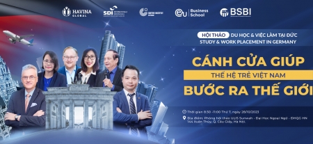 HỘI THẢO DU HỌC & VIỆC LÀM TẠI ĐỨC - CÁNH CỬA GIÚP THẾ HỆ TRẺ VIỆT NAM BƯỚC RA THẾ GIỚI